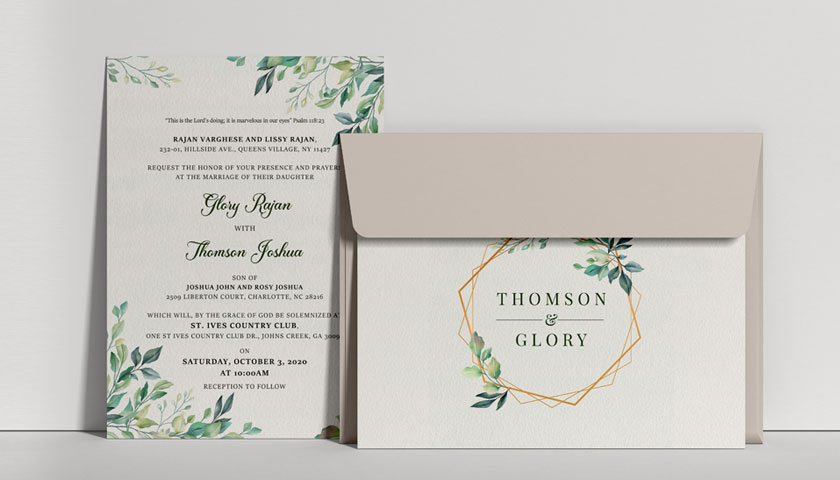 Wedding Invitations, Stationery, RSVP Printing